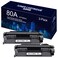 80A Black Toner Cartridges (2-Pack) Compatible 80A CF280A Toner Replacement for HP Pro 400 M401 M401n M401dw M401dn M401dne MFP M425dw MFP M425dn Printer Ink   CF280AD1