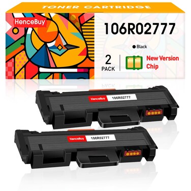 HenceBuy 106R02777 Compatible Toner Cartridge Replacement for Xerox 106R02777 Black Toner Cartridge,Work with Xerox WorkCentre 3215 3215NI 3225 3225DNI Phaser 3260 3260DI 3260DNI 3052 (2-Pack,Black)