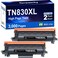 TN830XL TN830 Toner Cartridge Printer Compatible Replacement for Brother TN830XL TN-830 TN830 Black for HL-L2460DW DCP-L2640DW HL-L2405W L2400D L2480DW MFC-L2820DW MFC-L2820DWXL TN830/TN830XL Toner,2P
