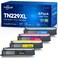 TN229XL Toner Cartridge Compatible Replacement for Brother TN229 Toner Works for Brother MFC-L3780CDW HL-L3280CDW HL-L3220CDW MFC-L3720CDW HL-L3295CDW HL-L3300CDW HL-L8245CDW Printers (4 Pack)