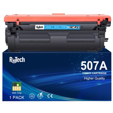 507A Cyan CE401A Toner Cartridge,Replacement Compatible for HP 507 507 A 507X CE401X for for Laserjet 500 Color m551 m551dn m551n m551xh m570dn m570dw m575c m575dn m575f (1-Pack)