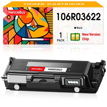 HenceBuy Compatible Toner Cartridge Replacement for Xerox 3335 3345 3330 106R03622 for Xerox WorkCentre 3335/DNI 3345/DNI Phaser 3330/DNI Printer, High Capacity 8,500 Pages (1-Pack, Black)