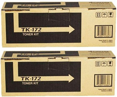 Kyocera TK-172 (TK172) Black Toner Cartridge 2-Pack for FS-1320D, FS-1370DN, P2135