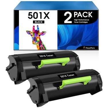 MasaiMara 50F1X00 501X Toner Cartridge for Lexmark MS410d MS410dn MS415dn MS510dn MS510dtn MS610de MS610dn MS610dte MS610dtn MX310dn MX410de MX510de MX511de MX511dhe MX511dte MX610de MX611de MX611dfe