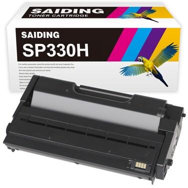SAIDING Compatible Toner Cartridge Replacement for SP330H to Use with Ricoh SP330 SP330dn SP330L SP330sfn Printer (1 Black)