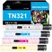 LeciRoba TN321 Compatible Toner Cartridge Replacement for Konica TN321 TN-321 TN321K TN321C TN321M TN321Y Toner for Konica Minolta bizhub C224 C224e C284 C284e C364 C364e C7822 C7828 (4-Pack)