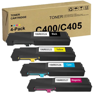 WEYNUONY C400 C405 Extra High Yield Toner Cartridge Replacement for Xerox VersaLink C405 C400 C400D C400DN MFP C405 C405N C405DN CMYK 4 Pack