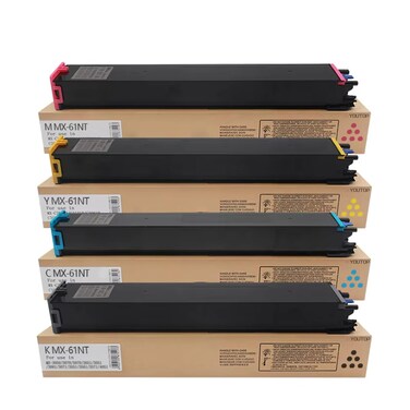 YOUTOP 4PK MX61NT MX-61NT Toner Cartridge Compatible for Sharp MX-2630N MX-2651 MX-3050N MX-3070N MX-3071 MX-3550N MX-3551 MX3561 MX3571 MX4051 MX4061 (MX-61NTBA MX-61NTCA MX-61NTMA MX-61NTYA )