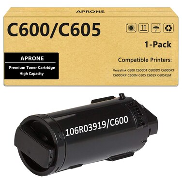 APRONE C600 106R03919 Black Toner Cartridge Compatible for Versalink C600 for Versalink C600 C600DT C600DX C600DXF C600DXP C600N C605 C605X C605XLM (Black, 16,900 Pages)