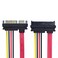 CY SAS Cable SFF-8482 SAS 29 Pin to SATA 22Pin Hard Disk Drive Raid Extension Cable with 22 Pin SATA Power Port