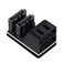 Cablecc Dual SATA 7Pin Female to 90 Degree Angled 7Pin Male Vertical Adapter Low Profile for Desktops SSD HDD Mainboard Motherboard
