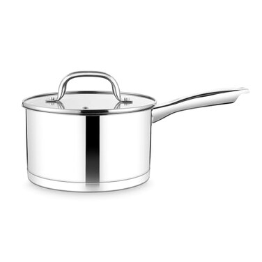 TeamFar Saucepan, 3 qt Stainless Steel Sauce Milk Pan &amp; Lid with Tri-ply Bottom, Home/Kitchen Induction Pot for Cooking/Boiling/Warming/Stewing, Healthy &amp; Heavy Duty, Dishwasher Safe