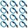 DaFuRui 12-Pack SATA III Data Cable&iuml;&frac14;&OElig;SATA iii 6.0 Gbps Cable Straight Blue with Locking Latch 16 Inches SATA Cable Pack for HDD&atilde;&euro;SSD&atilde;&euro;CD and DVD Drives