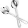 KEAWELL Premium 9.45" Louise Salad Servers, 18/10 Stainless Steel, Exceptional mirror finish, Dishwasher Safe (Salad Servers)