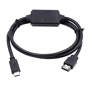 CY Cable for USB-C Type-C to Power Over eSATA DC5V USB2.0 to HDD SSD ODD eSATAp Disk Converter
