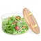 YUBAMIN Large Glass Salad Bowl with Lid 195oz, Large Mixing Bowl with Lid for Salad, Fruit, Dessert, 9.8&quot; Clear Trifle Bowl Glass for Large Family, Keep Food Fresh, Microwave and Dishwasher Safe