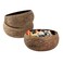 Restaurantware - Coco Casa 21.2 Ounce Coconut Bowl, 1 Reusable Handcrafted Bowl - Carved River Design, For Warm And Cold Foods, Coconut Smoothie Bowl, For Smoothies And Salads, Washable By Hand