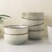 AmorArc Cereal Bowls Set of 6 for Kitchen, 26oz Stoneware Soup Bowls Set for Cereal Soup, Modern Kitchen Bowls for Meal, Dishwasher &amp;Microwave Safe, Reactive Glaze