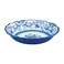 UPware Melamine Serving Bowl, 13.75 Inch Large Salad Bowl Mixing Bowl, BPA-Free Food Serving Bowl (Blue Floral)
