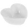 Luxshiny Fruit Bowl Appetizer Plate Heart Shaped Bowl Ceramic Heart Bowl Heart Shape Salad Bowl Irregular Bowl for Fruit Salad Soup Cereal Snacks Dessert Pudding Cake Food White Pasta Bowl Bowls