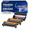 WOEBYAS TN450 Toner Cartridge DR420 Drum Unit Replacement for Brother TN450 TN-450 TN420 DR-420 Work with HL-2270DW HL-2280DW HL-2230 MFC-7860DW Intellifax 2840 2940 (2 Toner +1 Drum,3 Pack)
