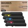 YOUTOP 6600 6605 Toner Cartridge High Capacity use for 106R02225 106R02226 106R02227 106R02228 Toner Replacement for Xerox Phaser 6600 WorkCentre 6605 Printer(C/M/Y/B)