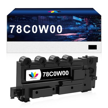 78C0W00 Black Waste Toner Box/Bottle Compatible for Lexmark C2325 C2425 C2535 MC2325 MC2425 MC2535 MC2640 Xerox C310 C315 Printer.