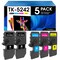 MasaiMara TK5242 TK-5242 Compatible Toner Cartridge for Kyocera ECOSYS M5526cdn M5526cdw P5026cdn P5026cdw M5521cdw M5521cdn P5021cdw P5021cdn Printer   5-Pack