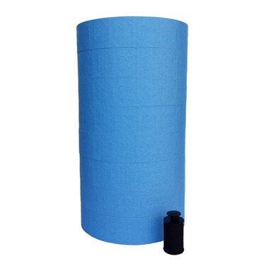 Monarch 1136 price gun Blue labels / 8 rolls two line labels