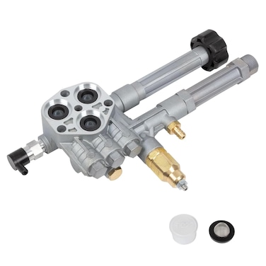 HRepair AR42518 Pressure Washer Pump Head for SRMW2.2G26 RMW2.2G24 Troy Bilt Pressure Washer Pump Head Assy,AR42940