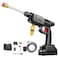 LeHu 48V Cordless Electric High-Pressure Washer, 600W Power with 17-Inch Hose, Multiple Nozzles, Ideal for Car, House Windows, Ground Cleaning, and Garden Irrigation