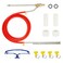 Hurotoms Pressure Washer Sandblasting Kit - Wet Blast Gun Attachment, 5000PSI, 1/4 Quick Disconnect, with Replacement Nozzle, Safety Goggles