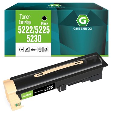 GREENBOX Remanufactured 106R01306 High Yield Toner Cartridge Replacement for Xerox 5222 5225 5230 106R01306 for WorkCentre 5222 5225 5225A 5230 Printer (30,000 Pages, 1 Black)