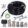 Leapiture 5800PSI 1/4 Inch High Pressure Sewer Jet Hose 100ft High Pressure Sewer Jet Hose Plumbing Drain Jetter Hose with 2 Wrench for Drain