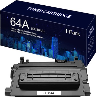 64A CC364A Black Toner Cartridge Compatible 64A CC364A Toner Replacement for HP P4014n P4014dn P4015n P4015dn P4015tn P4015x P4515n P4515tn P4515x (1 Pack).