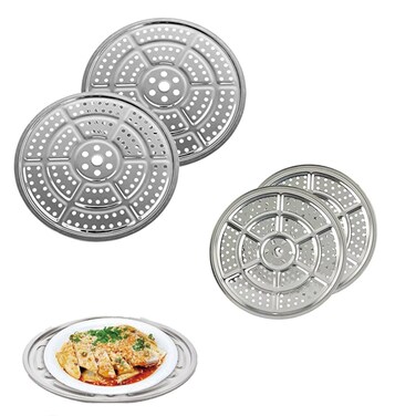 AISIBO Stainless Steel Canner Rack, 4PCS Pressure Cooker Rack, Compatible Pressure Cooker Canner Rack for Pressure Canner Cooking Toast Baking