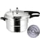 5.3 QT Pressure Cooker, 3 Layer Base Pressure Canner for Gas Stove &amp; Induction Cooker, Multi Purpose 80Kpa Power Rice Cookware for Fast &amp; Even Heating with Steaming Rack &amp; 8 Safety Protections