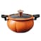 Leadigol Non-stick Micro Pressure Pot 5L Multifunctional Pumpkin Soup Pot Household Enamel pot Gas Stove Induction Cooker Universal Stew Pot