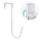 TOYMIS 1pc Potty Seat Hook, Potty Hook for Kids Z Shaped Door Hangers No Drill Multifunctional Over The Door Hooks for Hanging Potty Training Seat Toilet Tank Wardrobes Closets Cabinets (White)