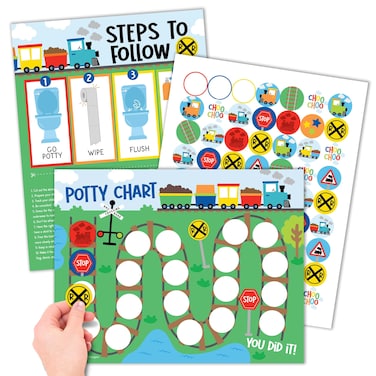 Potty Training Chart for Boys with Fun Reward Stickers &acirc;&euro;&ldquo; Potty Sticker Chart for Kids Potty Training, Potty Training Chart for Toddlers Boys, Potty Chart for Boys, Sticker Chart for Potty Success