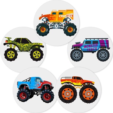 10 Pieces Potty Training Seat Truck Potty Training Stickers for Boys Toilet Targets Color Changing Sticker Fun Toilet Training Pee Targets for Toddler Potty Training