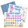 Under The Sea Animals Potty Training Sticker Chart, 20 Potty Charts with 432 Round Stickers &amp; 1 Instruction Sheet, Potty Reward Sticker Chart for Toddlers Boys Girls - B17