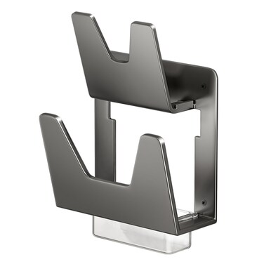 TKGKHK Magnetic Double Pot Lid Organizer, Refrigerator Pot Lid Holder Wall Mounted Pot Lid Rack for Kitchen Moveable Storage Baking Tray Cutting Board Cake Molds