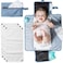 Portable Diaper Changing Pad for Baby - Compact Baby Changing Pad for Newborn Girl &amp; Boy - Portable Baby Travel Changing Pad with Waterproof Design, Built in Storage &amp; Cushioning