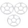 3pcs Universal Gas Stove Pot Support Racks Heavy Duty Stove Accessories Wok Pan Pot Support Gas Hob Trivets Kitchen Cooktop