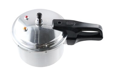 Leadigol Aluminum Pressure Cooker,18cm Bottom 3L Mini Pressure Cooker,w/Release Valve Aluminum Canning Cooker Pot,Stove Top Fast Cooking,for Gas Stove Induction Cooker