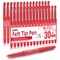 Ezzgol Red Felt Tip Pens, 30 Pack, 0.7mm Premium Medium Fine Point, Felt Tip Markers For Writing, Journal, Planner Coloring, Note Taking, Drawing, Art, School