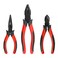 Yonzhenlite 3-Pieces Mini Pliers Set, Diagonal Plier, Linesman Plier, Needle Nose Pliers, 6 Inch, Mechanic, Craftsman Basic Tool Kit