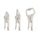 Hoteche 3pcs 5" Mini Locking Plier Set C-Clamp, Long Nose, Round Jaw Versatile Tools for Grip, Clamp, and Secure