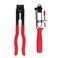 Orenic Alloy Steel Pliers Set, Flat Nose Pliers, Clamp Pliers, Pliers Tool Set with Comfortable Handle, Flexible Hose Clamp Pliers Banding Tools for Machining, Automobile, Manufacturing &amp; Maintenance